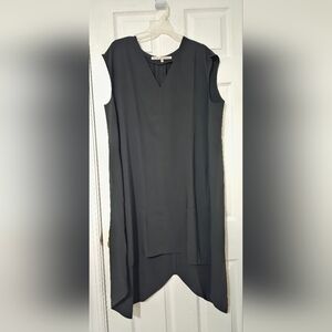 Rachel By Rachel Roy Black Sleeveless High Low Dress - Sz 1X